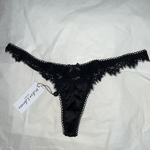For Love and Lemons Faye Lace THONG Panty